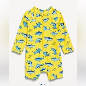 NWT 12-18 month swim onesie rash guard